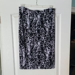 Premise Black and White Pencil Skirt